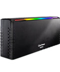GX950UC Gaming UPS Battery Backup And Surge Protector For Gaming PCs Consoles And Streaming Setups With 950VA 510W Eight Outlets RGB Lighting USB C And USB A Charging UL Certified black rectangular unit with RGB lighting