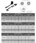 Micro Brushless Motor Combo 2S 7.4V 4000KV With Esc And Carbon Prop Saver For Indoor Rc Airplane Flying And Nano Receiver technical specifications table