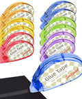 Double Sided Craft Tape Roller Kit 12 Pack for Scrapbooking and Card Making 0.3 Inch by 26 Feet Clear Adhesive Glue Runner