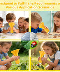 1000X Portable Microscope For Kids With 2 Inch Digital Screen Photo And Video Miniscope Pocket Microscope Gift For Boys And Girls 3-12 Years Old Cool Kid Friendly Three Level Adjustable LED Light Easy To Use STEM Toy, yellow handheld model with kids