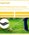 Go-To Four Pack Replacement String Trimmer Lever Assembly 90567077 in use with Black and Decker NST2118 LST136 LST220 Series 18V trimmer