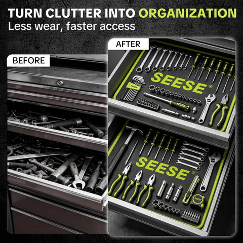 Magnetic Tool Mat With Eight Strong Magnets To Keep Tools, Bolts, Nuts, And Small Parts In Reach During Car Repairs, Auto Shop Work, Or DIY Projects For Grease Monkey Pros Everywhere.