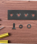 Sturdy Metal Barn Door Track Hardware Kit With Connecting Brace For Smooth Quiet Operation And No Fuss Setup flat mending repair plate and screws
