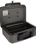 Open Fireproof Safe Chest With Flat Key Lock For Home Or Travel Protects Money And Documents 0.18 Cu Ft 6.1 X 14.3 X 11.2 In