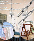 5/32 and 3/16 inch chains showing clothes and swing applications in various settings