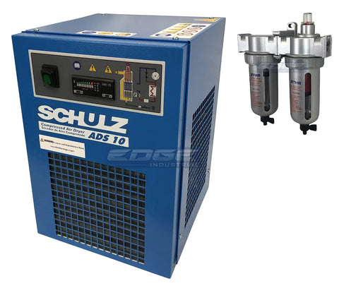Shop Ready Refrigerated Air Dryer Kit For Air Compressors 10 CFM At 100 Psi Non Cycling With Water Filter And Oil Coalescing Filter Pre Filter Included Ultra Dry Moisture And Oil Free Air For Two And Three HP Systems