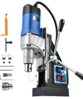 Beast 1550W Portable Magnetic Drill Press With 0-580 RPM Stepless Speed And 2 Inch Boring Diameter Reversible Direction 13000 N