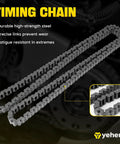 Timing Chain Kit With Intake And Exhaust VVT Sprockets, Tensioner And Guide for Hyundai Elantra and Kia Soul engine component