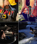 90 Degree Tactical Flashlight With Dual Fuel And Dual Cycle Switch 800 Lumens IPX4 Waterproof LED Torch used in various settings