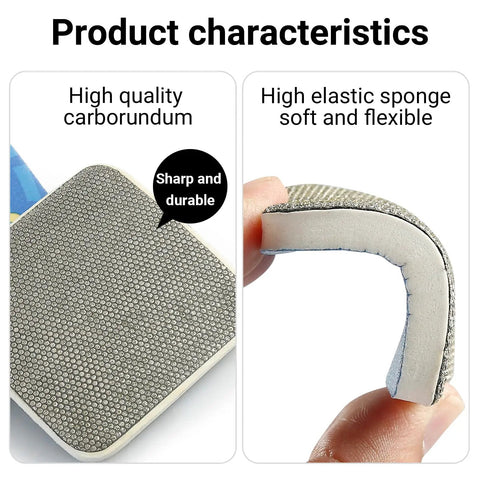 Diamond Hand Polishing Pads Set 60 100 200 400 Grit For Tile Stone Marble Glass Soft Grinding Pads showcasing material flexibility