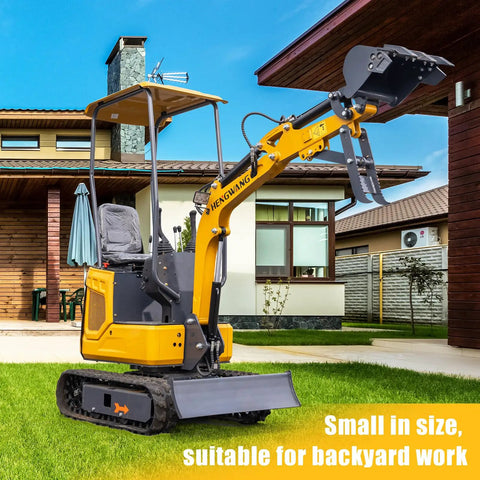 Tracked Mini Excavator With 15Hp Gasoline Engine And Mechanical Thumb Gripper, Smooth Operator Built Like A Tank For Wet Mud And Tight Quarters On Your Property