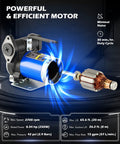 Powerful motor of 12V Gasoline And Diesel Fuel Transfer Kit For Light Oils 15 GPM Electric Pump with efficiency details