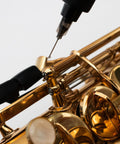 Precision Synthetic Lubricant For Brass And Woodwind Keys And Linkages With Needle Point Applicator For Smooth Quiet Action On Trumpet Trombone Saxophone Clarinet Flute French Horn And More Easy Apply Low Residue, needle applicator on brass saxophone keys
