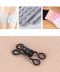 100 Pieces Sewing Hooks And Eyes Closure Set With Three Styles For Skirts Bras Trousers And Dresses Pro Grade Dope Copper Metal Snaps
