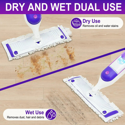 20 Pack Disposable Power Mop Pads Compatible With Swiffer Power Mop Multi Surface And Wood Mop Refills For Quick Cleanups No Mess Mopping And Pet Hair Removal Easy Fit For Fast Mopping, dry and wet use on wood floor