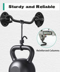 Four Inch Hook And Eye Door Latch Tough As Nails Heavy Duty Stainless Steel Black Finish Gate Latch with weight test and meter