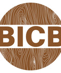 BICB logo featuring a wood grain design, representing quality wood products for various projects.