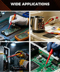 1000V Insulated Electrician Screwdriver Set with Magnetic Tips used on electronics, kettle, and electrical panel in various tasks.