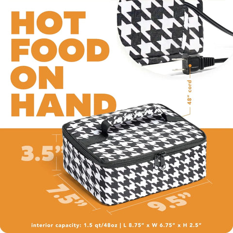 Mini Heated Lunch Box Portable Electric Warmer For Work And On The Go Reheat Or Cook Meals At The Office Or Job Site Keeps Food Hot