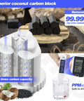 Superior coconut carbon block used in 2 Pack Replacement Filter For Water Pitcher That Delivers Tastier Water, BPA Free