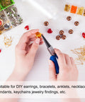 Bronze Open Eye Pins 25mm 400Pcs 21 Gauge Jewelry Findings For DIY Earrings Necklaces Bracelets Anklets And Other Craft Projects Perfect For Jewelry Making Pros And Hobbyists, used with pliers