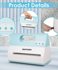 Electric Die Cutting Machine A4 With 9 Inch Automatic Embossing Starter Kit 110V 200W High Power Cutter product details