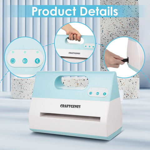 Electric Die Cutting Machine A4 With 9 Inch Automatic Embossing Starter Kit 110V 200W High Power Cutter product details