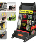 Universal Ladder Stabilizer And Roof Leveler Tool For Uneven Surfaces Heavy Duty Anti Slip Platform With Auto Lock Grip packaging