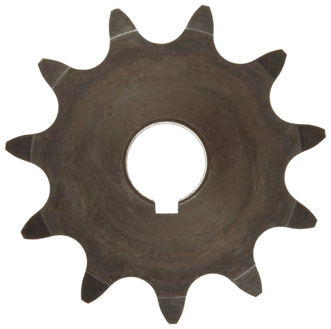 50 Chain Sprocket With Hardened Teeth For Roller Chain, 5/8 Inch Pitch, 10 Teeth, Bored To Size Type B Hub