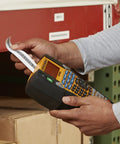 Straight Up Heavy Duty Jobsite Computer Connected Label Maker With Rechargeable Battery and Hard Case, printing barcode label.