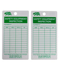Safety Equipment Inspection Notice for Hazard and Accident Prevention Tags, All In One Lockout Gear Tag Kit, Green White Pack of 20