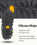 Vibram Ninja tread on Expandable Insulated Overboots With Threaded Outsole For Everyday Footwear, 2XL, 15 Inch Height, Gray