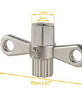 2-in-1 Crank Arm Dust Cap Install And Removal Wrench For Shimano Hollowtech II 8-Teeth Caps And 16mm Cap Fittings product