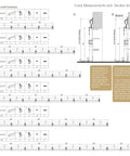 Diagram of track measurements for 20 Foot Heavy Duty Box Rail Exterior Sliding Barn Door Hardware Kit With 450 Lbs Capacity.