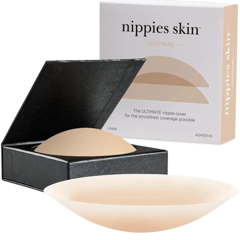 Silicone Nipple Covers With Travel Case Reusable Nipple Pasties With Skin Safe Adhesive No Bra Needed Under Clothing
