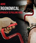 Snagger Tool For Firefighting Heavy Duty Rescue Multi Tool With Tungsten Carbide Glass Breaker, ergonomic design in use