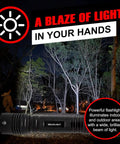 Ultra Bright 1200 Lumen Tactical Flashlight Handheld for Camping and Hunting home security hiking night walks and emergencies
