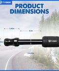 Product dimensions of Beefy Hitch Lock Pin With Locking Key For 2 Inch Receivers, 5/8 Inch Pin, Weatherproof Anti Theft.