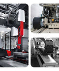 Industrial CNC machines showing 15mm X 30mm Plastic Drag Chain Cable Carrier For CNC Router And 3D Printer, semi enclosed flexible track