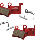 Two Pairs MT600 Electric Bike Disc Brake Pads For LD-200PLUS And LD4X Hydraulics, Semi-Metallic And Sintered Metal Options