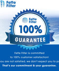 Fette Filter 100% satisfaction guarantee badge for FLT9200 True HEPA H13 Air Purifier Filter And Carbon Combo Pack For AC9200WCA
