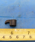 Top Shelf Cl20 Clamp For Indexable Insert Tooling Heavy Duty Spare Part Hardware With Precision Grip, black clamp shown with ruler for size.