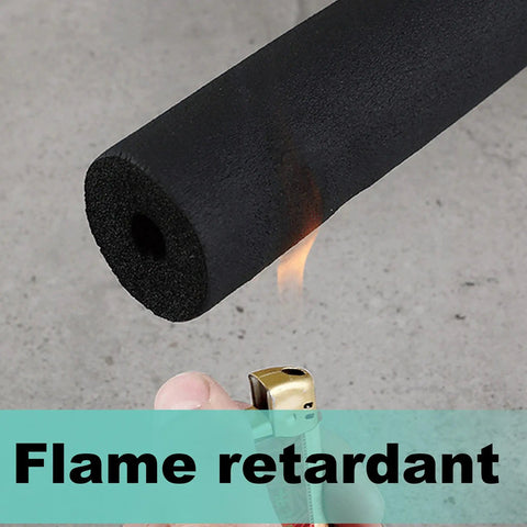 Flame test on Foam Pipe Insulation Tubing For Handles And Pipes, 6mm Inner, 9mm Outer, 1.8m Long, Flame Retardant B1