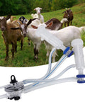 Goat And Sheep Milker Claw Kit With Teat Cups And Milking Cluster For Mobile Handheld Milking System shown with goats