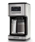 Programmable Coffee Maker With Glass Carafe, 14 Cup Capacity, Stainless Steel Finish, Brew Temperature Perfected From 195 To 205 Degrees