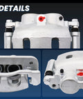 Detailed view of Two Pack Front Disc Brake Caliper Assembly With Bracket For Chevy Avalanche Silverado 1500 Suburban.