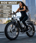 Rider on 4000W Dual Motor E Bike With 52V 1040Wh Battery, Built For Tough Trails, Blazing To 38 MPH And Pushing 105 Mile Range