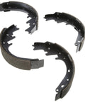 Four Blue Drum Brake Shoe Set for Rear Fitment on Ford Bronco E150 Econoline and F150 No Fuss Install Asbestos Free Friction