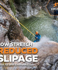 Person using Yellow 3/8 Inch Beefy Heavy Duty Polypropylene Rope 1200 Feet For Outdoor And Marine Use, Ideal For Tie Downs and Boating.