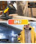 Rugged Industrial Bluetooth Barcode Scanner With Charging Dock, 2D And 1D Wireless Reader, IP67 Waterproof, hands-free use in harsh conditions